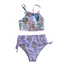 Mandarine & Co Kids Girls Bikini Set - Lilac Leaf