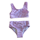Mandarine & Co Kids Girls Bikini Set - Lavender Jacquard