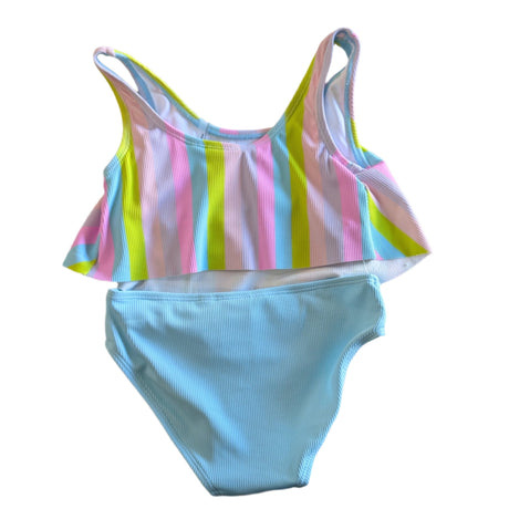 Mandarine & Co Youth Girls Tankini Set - Lagoon Stripe