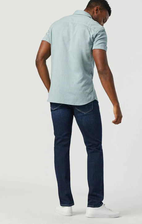 Mavi Men's Marcus Feather Blue Jeans - Dark Blue