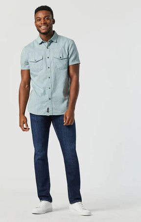 Mavi Men's Marcus Feather Blue Jeans - Dark Blue