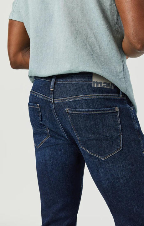 Mavi Men's Marcus Feather Blue Jeans - Dark Blue