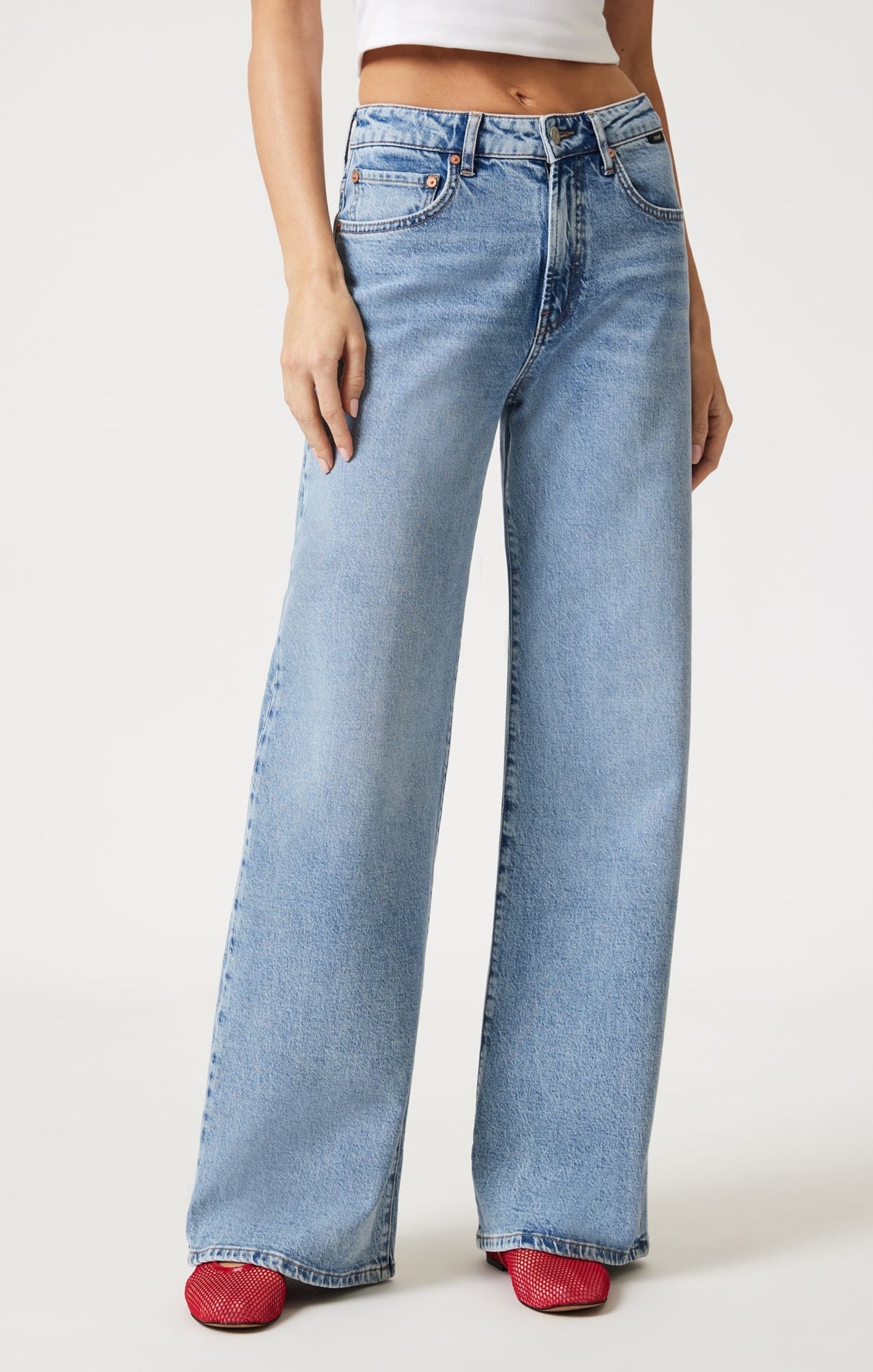 Mavi Women's Florida Wide Leg Jeans - A&M Clothing & Shoes - Westlock