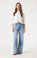 Mavi Women's Florida Wide Leg Jeans - Classic Blue