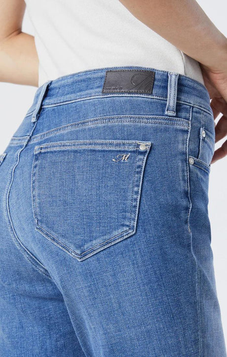 Mavi Women's Kathleen Mid Blue Jeans - Mid Blue
