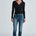 Mavi Women's Kathleen Mid Used Feather Blue Jeans - Mid Feather