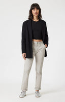 Mavi Women's Kathleen Slim Boyfriend Chino Pants - Mercury