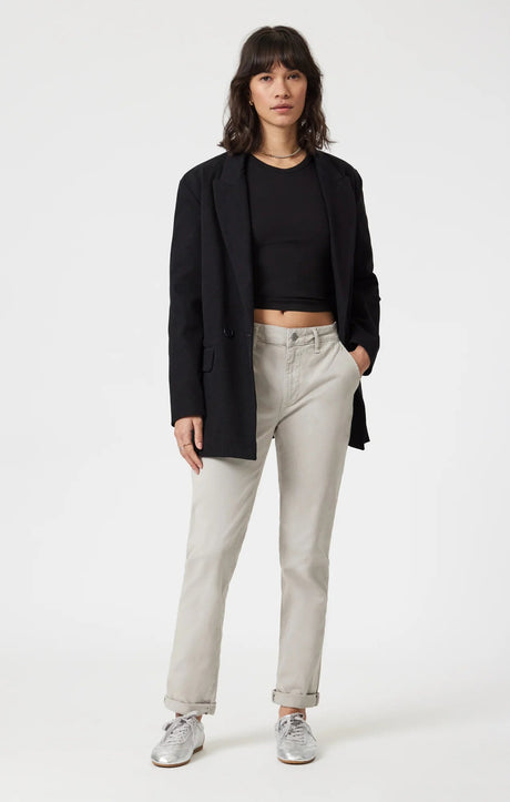 Mavi Women's Kathleen Slim Boyfriend Chino Pants - A&M Clothing & Shoes - Westlock