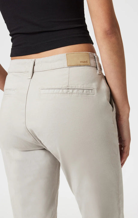 Mavi Women's Kathleen Slim Boyfriend Chino Pants - Mercury