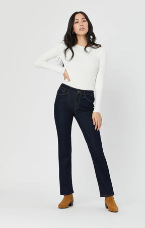 Mavi Women's Kendra Straight Leg Jeans - Rinse Wash