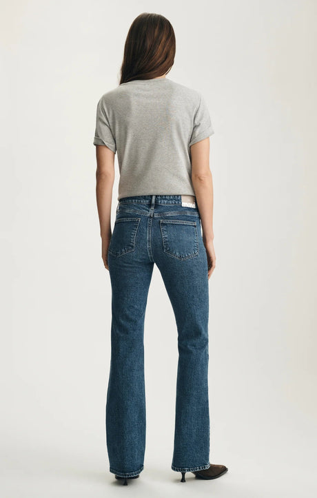 Mavi Women's Vicky Dark Brushed Classic Blue Jeans - Dark Brushed