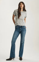 Mavi Women's Vicky Dark Brushed Classic Blue Jeans - Dark Brushed
