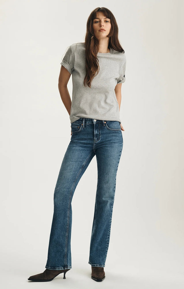 Mavi Women's Vicky Dark Brushed Classic Blue Jeans - A&M Clothing & Shoes