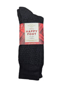 McGregor Men's Happy Foot Sock 2pk - Black