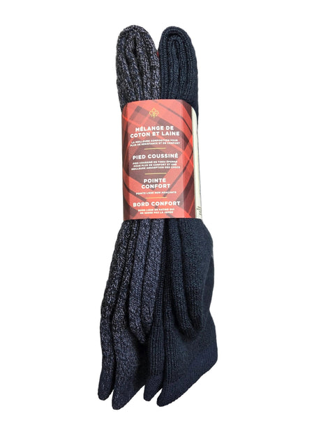 McGregor Men's Happy Foot Sock 2pk - Navy Assorted
