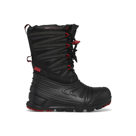 Merrell Kids/Youth Boys Snow Quest Boots - Black/Red