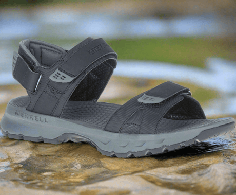 Merrell Men's Cedrus Convert 3 Sandals - Black/Rock