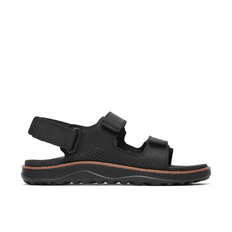 Merrell Men's Cove Leather Backstrap Sandals - Black