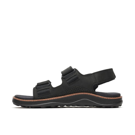 Merrell Men's Cove Leather Backstrap Sandals - Black