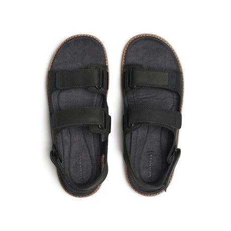 Merrell Men's Cove Leather Backstrap Sandals - Black