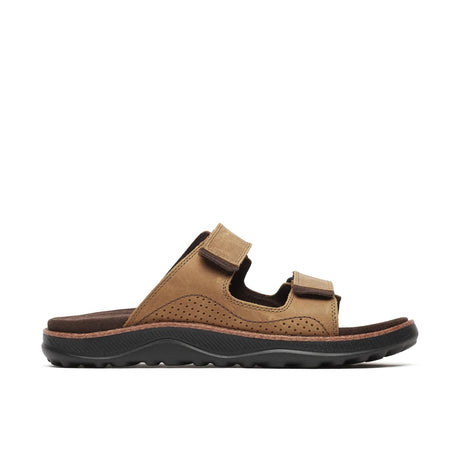 Merrell Men's Cove Leather Slide Sandals - Coffee