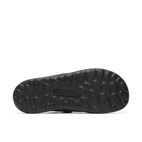 Merrell Men's Cove Leather Slide Sandals - Coffee