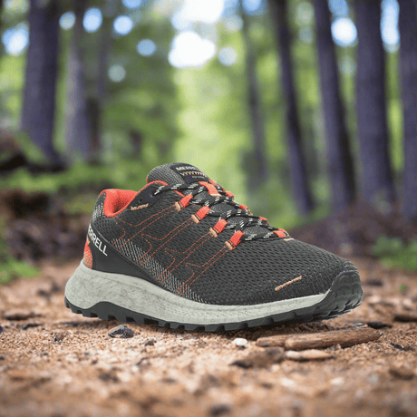 Merrell Men's Fly Strike Trail Runners - Black/Tangerine
