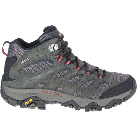 Merrell Men's Moab 3 Mid WP Hikers Wide Beluga - Beluga
