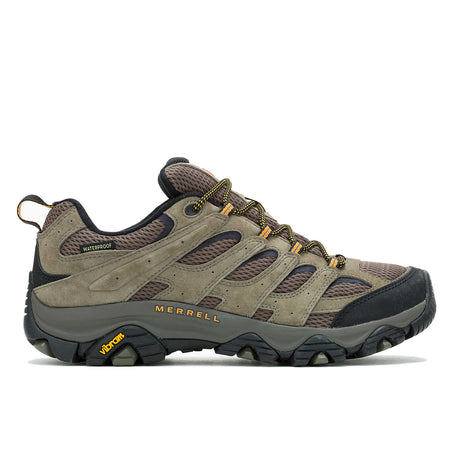 Merrell Men's Moab 3 WP Hikers Wide Walnut - Walnut