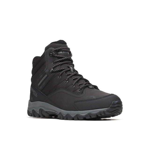 Merrell Men's Thermo Akita Mid Waterproof Winter Boots Black - Black