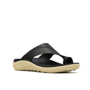 Merrell Women's District 4 Luxe Post Sandals Wide - Black