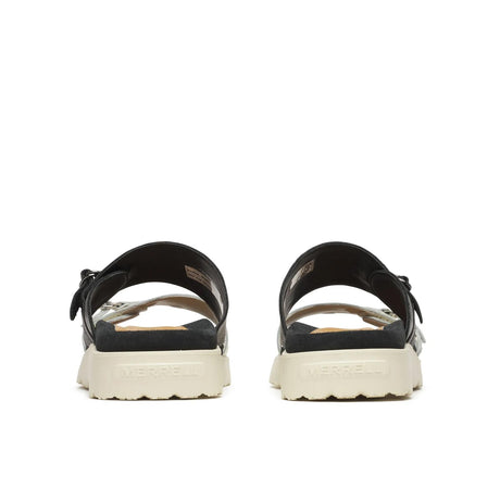 Merrell Women's Fleur Leather Slide Sandals - Black/Stucco
