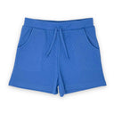 Mid Kids Girls Ribbed Shorts - Blue