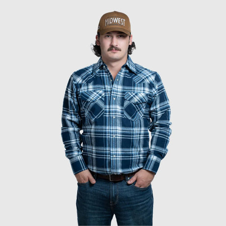 MWG Men's Flannel LS Snap Shirt - A&M Clothing & Shoes - Westlock