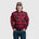 MWG Men's Flannel LS Snap Shirt - Black/Red