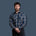 MWG Men's Plaid Longsleeve Snap Shirt - Navy/Navy