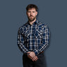 MWG Men's Plaid Longsleeve Snap Shirt - A&M Clothing & Shoes