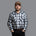 MWG Men's Plaid Longsleeve Snap Shirt - Black/Grey