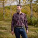 MWG Men's Plaid Longsleeve Snap Shirt - Current