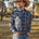 MWG Men's Plaid Longsleeve Snap Shirt - Dark Royal