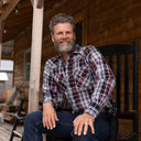 MWG Men's Plaid Longsleeve Snap Shirt - Burgundy