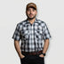 MWG Men's Plaid Short Sleeve Snap Shirt - A&M Clothing & Shoes