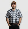 MWG Men's Plaid Short Sleeve Snap Shirt - A&M Clothing & Shoes
