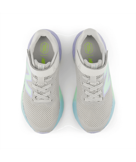New Balance Kids Girls Arishi Hook & Loop Running Shoes - Grey Matter