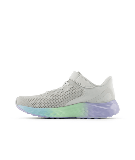 New Balance Kids Girls Arishi Hook & Loop Running Shoes - Grey Matter