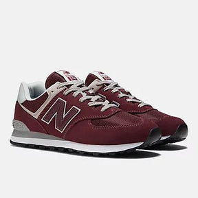 New Balance Men's 574 Core Shoes - Burgundy