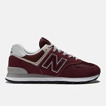 New Balance Men's 574 Core Shoes - Burgundy