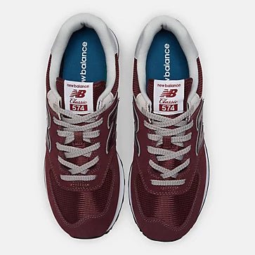New Balance Men's 574 Core Shoes - Burgundy