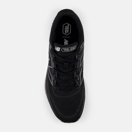 New Balance Men's Fresh Foam 680 Runners Wide - Black