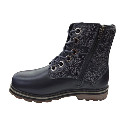 Nexgrip Women's Ice Cora Leather Winter Boots - Navy